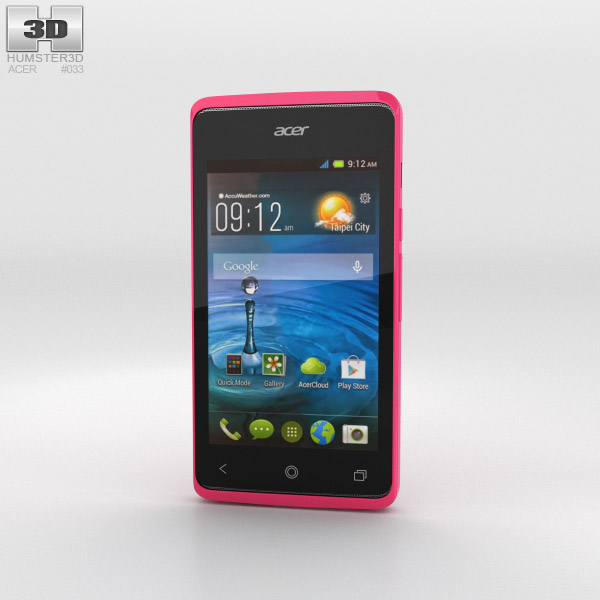 Acer Liquid Z200 Fragrant Pink 3D model