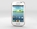 Samsung Galaxy Fame Bianco Modello 3D