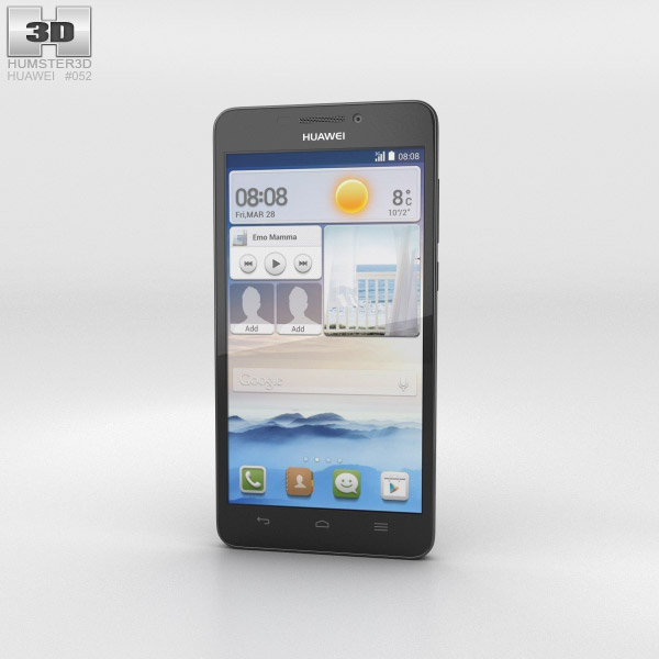 Huawei Ascend G630 Black 3D модель