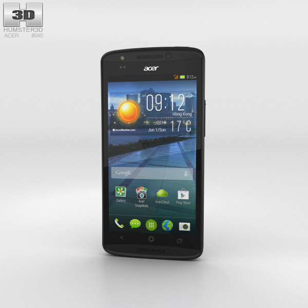 Acer Liquid E700 Titan Black 3D model
