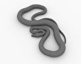Boa Constrictor Low Poly 3D-Modell