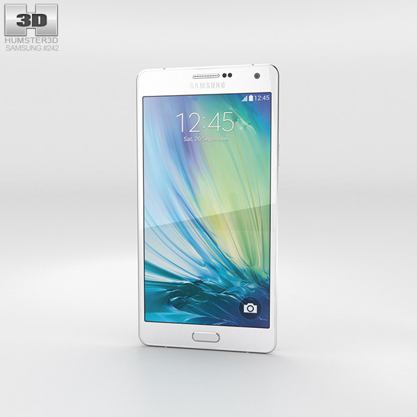 Samsung Galaxy A7 Pearl White 3D model