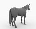 Thoroughbred Low Poly 3d model