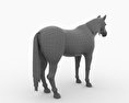 Thoroughbred Low Poly 3d model