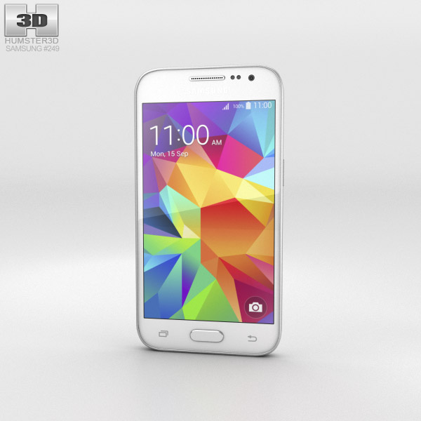Samsung Galaxy Core Prime Blanc Modèle 3D