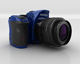 Pentax K-30 Blue 3D model