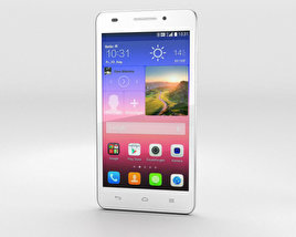 Huawei Ascend G620S White 3D model