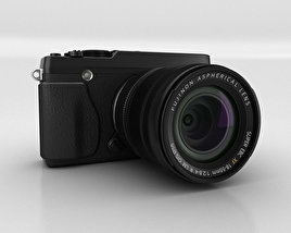 Fujifilm X-E1 Black 3D model