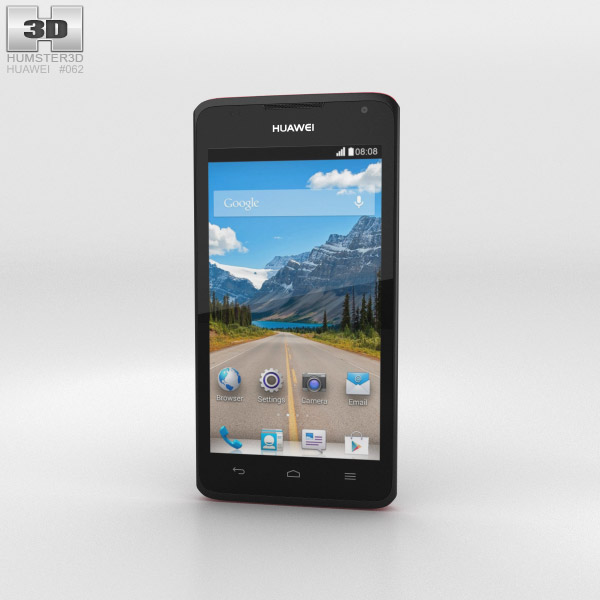 Huawei Ascend Y530 Red 3D model