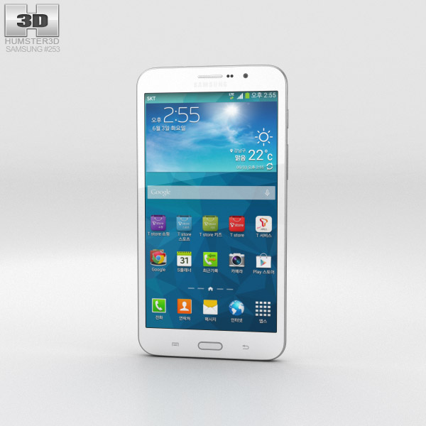 Samsung Galaxy W White 3D model