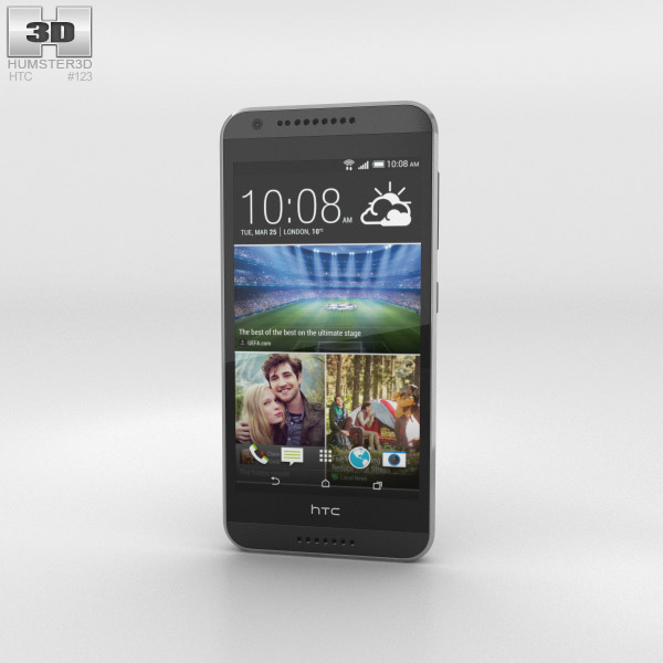 HTC Desire 620G Tuxedo Grey Modello 3D