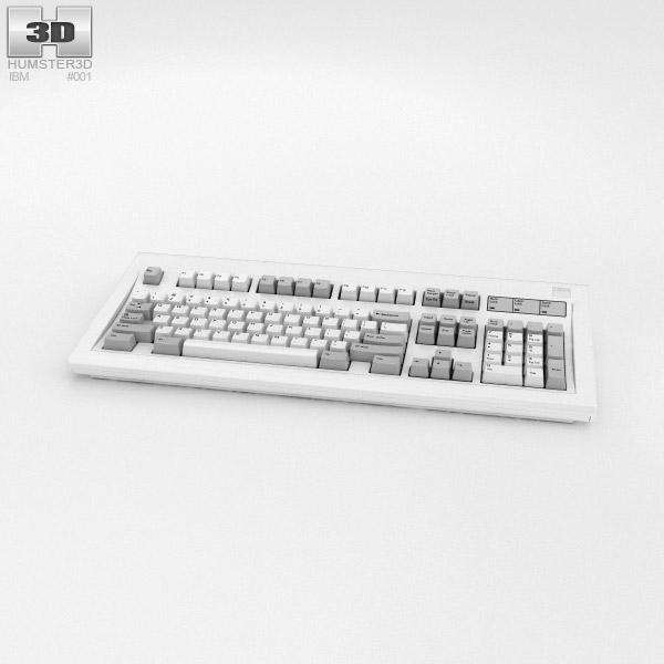 IBM Model M Keyboard 3D model