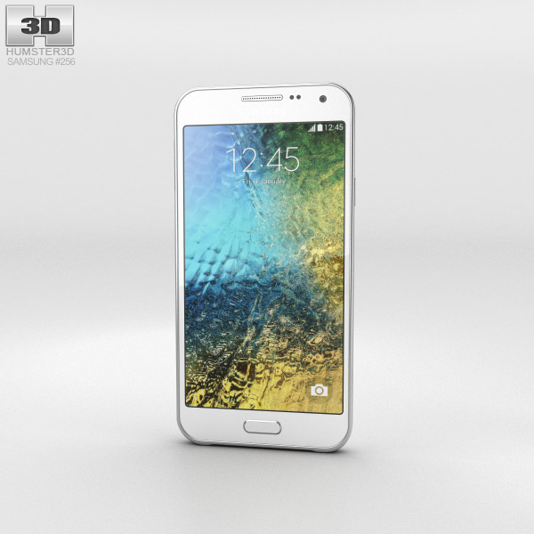 Samsung Galaxy E5 Blanc Modèle 3D