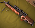 瓦爾特WA 2000狙擊步槍 3D模型