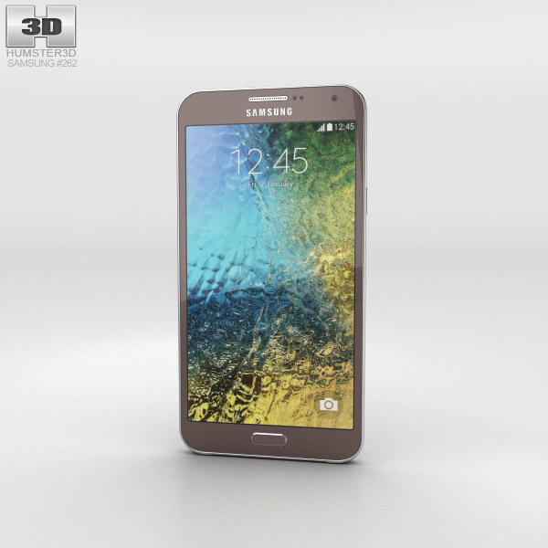 Samsung Galaxy E7 Brown 3D 모델 