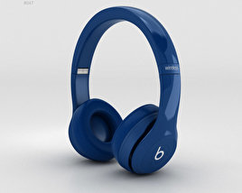 Beats by Dr. Dre Solo2 Wireless Headphones Blue 3D model