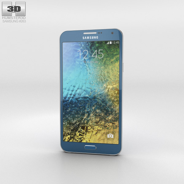 Samsung Galaxy E7 Blue 3D model
