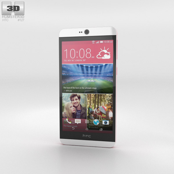 HTC Desire 826 Purple Fire Modello 3D