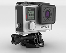 GoPro HERO4 Silver 3D model