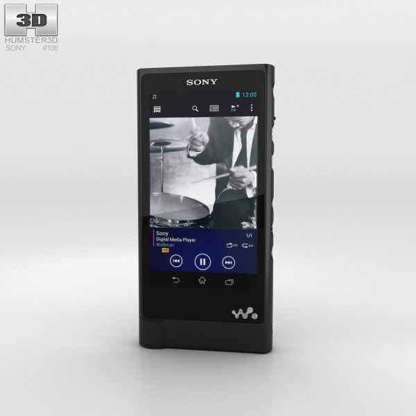 Sony Walkman Player NW-ZX2 3D model