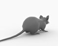 Mouse Black Low Poly 3D-Modell