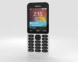 Nokia 215 White 3D model