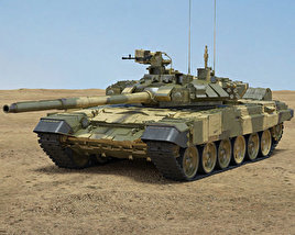 T-90 3D model