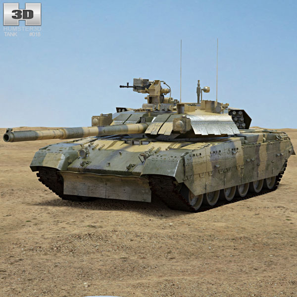 T-84U Oplot 3Dモデル