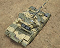 T-84U Oplot 3Dモデル top view