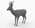 Roe Deer Low Poly Modello 3D