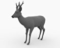 Roe Deer Low Poly Modello 3D