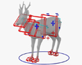 Roe Deer Low Poly 3D модель