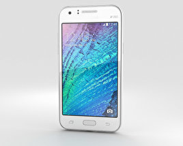 Samsung Galaxy J1 白色的 3D模型