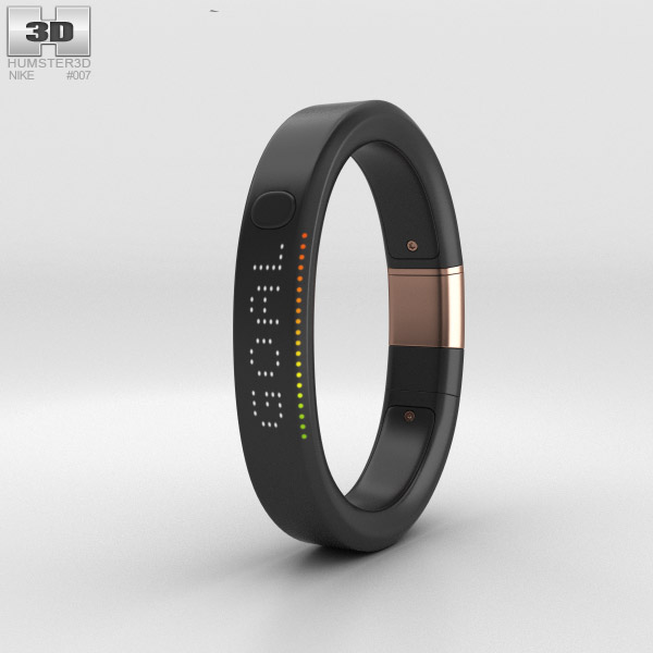 Nike+ FuelBand SE Metaluxe Limited Rose Gold Edition Modèle 3D
