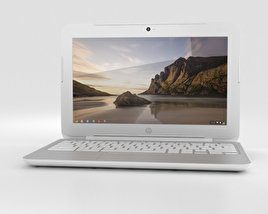HP Chromebook 11 G3 Snow White 3D model