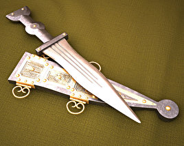羅馬匕首 3D模型
