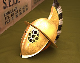 Thracian Gladiator Helmet 3D model