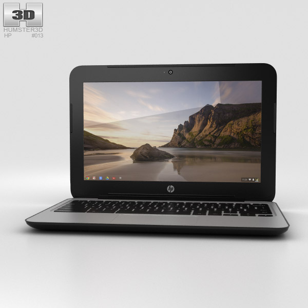 HP Chromebook 11 G3 Twinkle Black 3D model