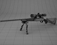 雷明登700步槍 3D模型