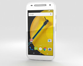 Motorola Moto E (2nd Gen.) White 3D model