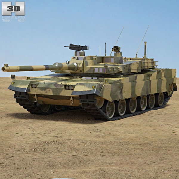 K2 黒豹 3Dモデル