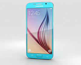 Samsung Galaxy S6 Blue Topaz 3D model