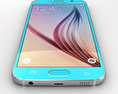 Samsung Galaxy S6 Blue Topaz 3Dモデル