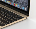 Apple MacBook Gold Modello 3D