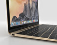Apple MacBook Gold 3Dモデル
