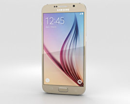 Samsung Galaxy S6 Gold Platinum 3D model