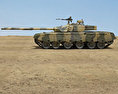 Type 99 Tank 3D-Modell Seitenansicht