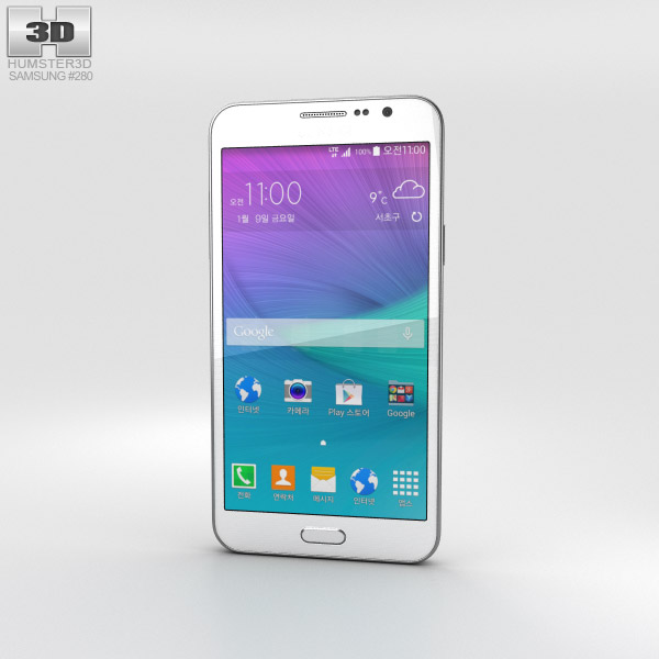 Samsung Galaxy Grand Max Blanc Modèle 3D