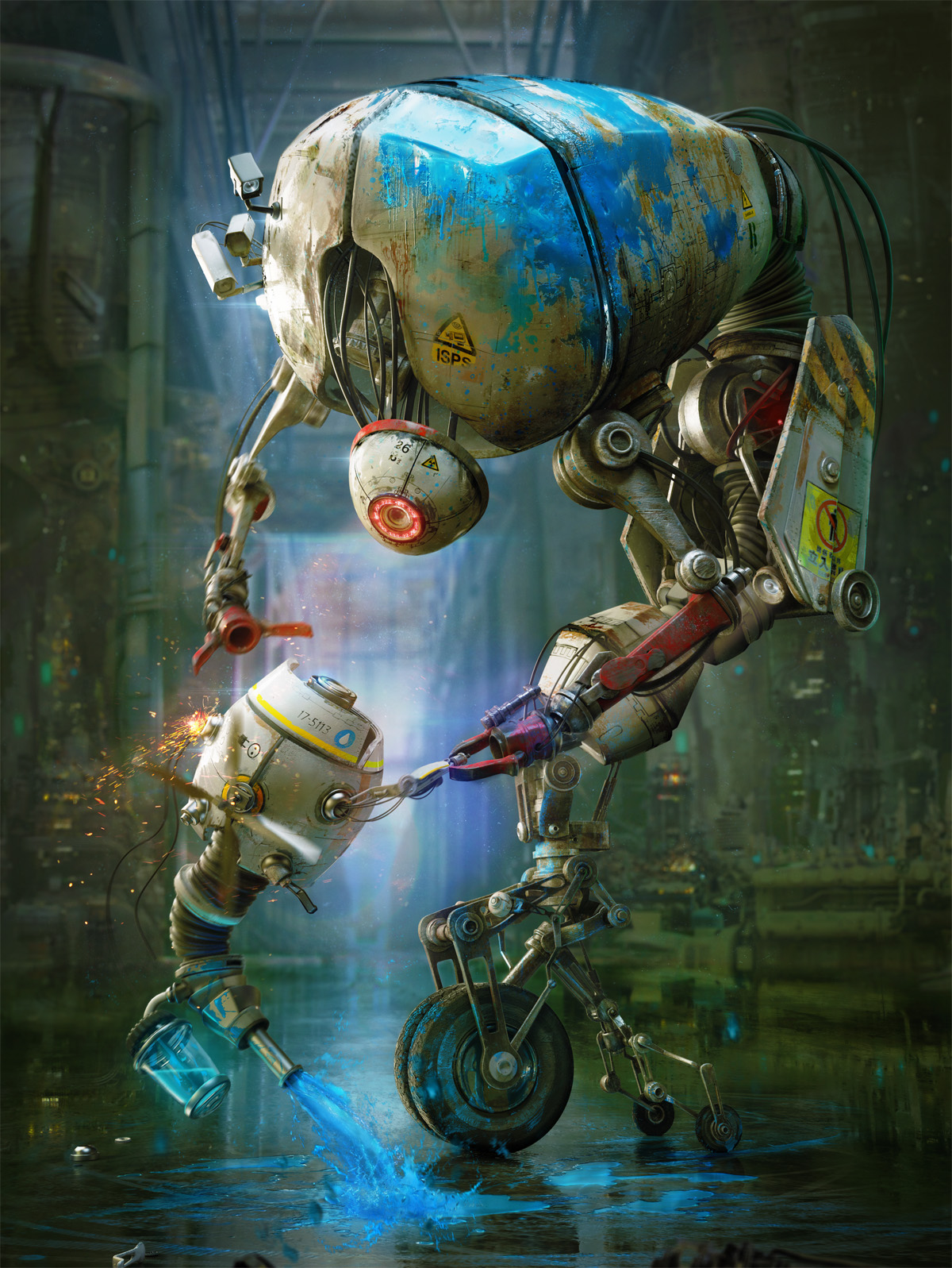 “Painting Robots” by Gleb Alexandrov