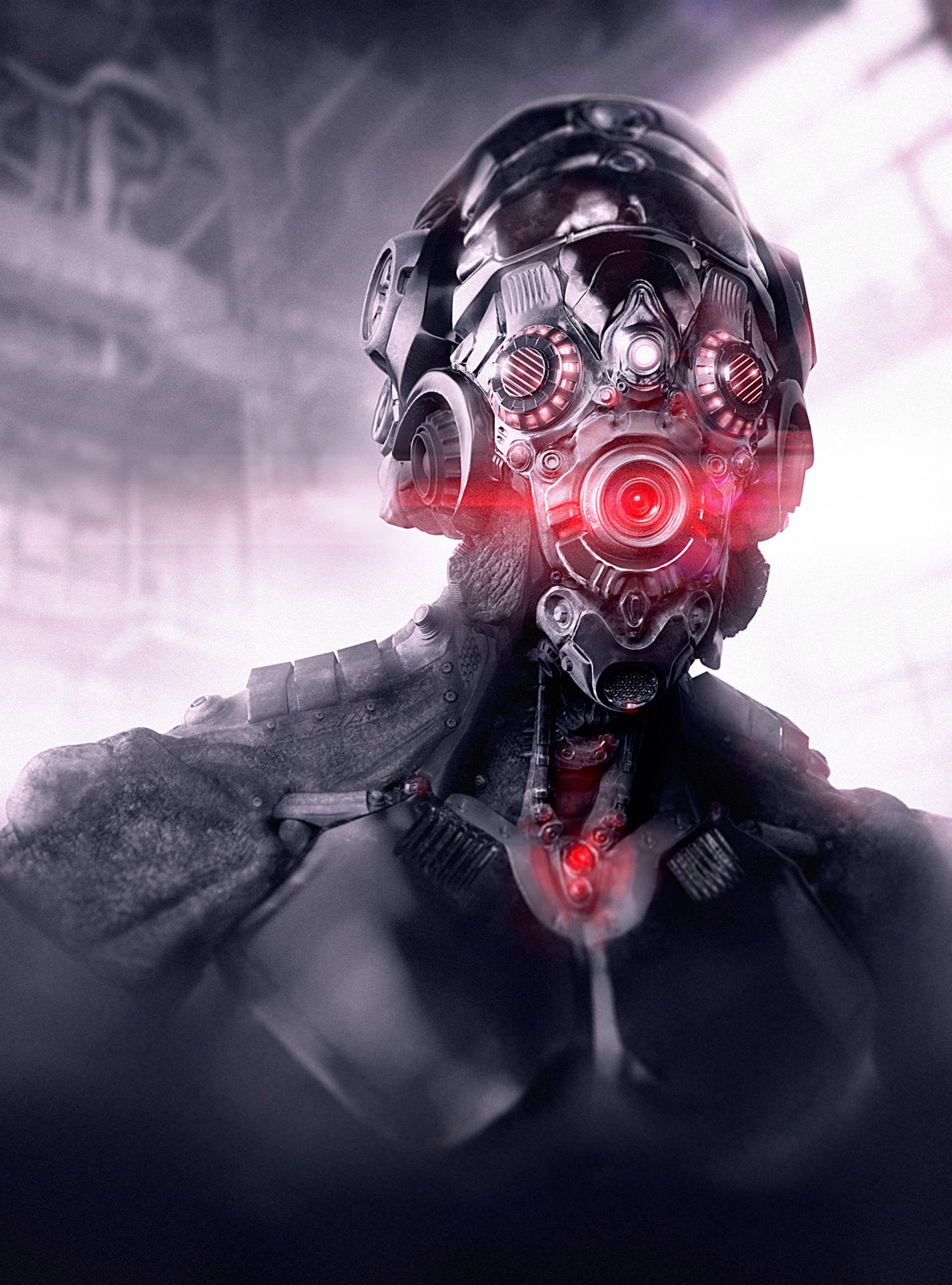 Alien cyborg by James Suret